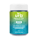 Urb Delta 9 THC 350MG Gummies - Dragonberry Lemonade