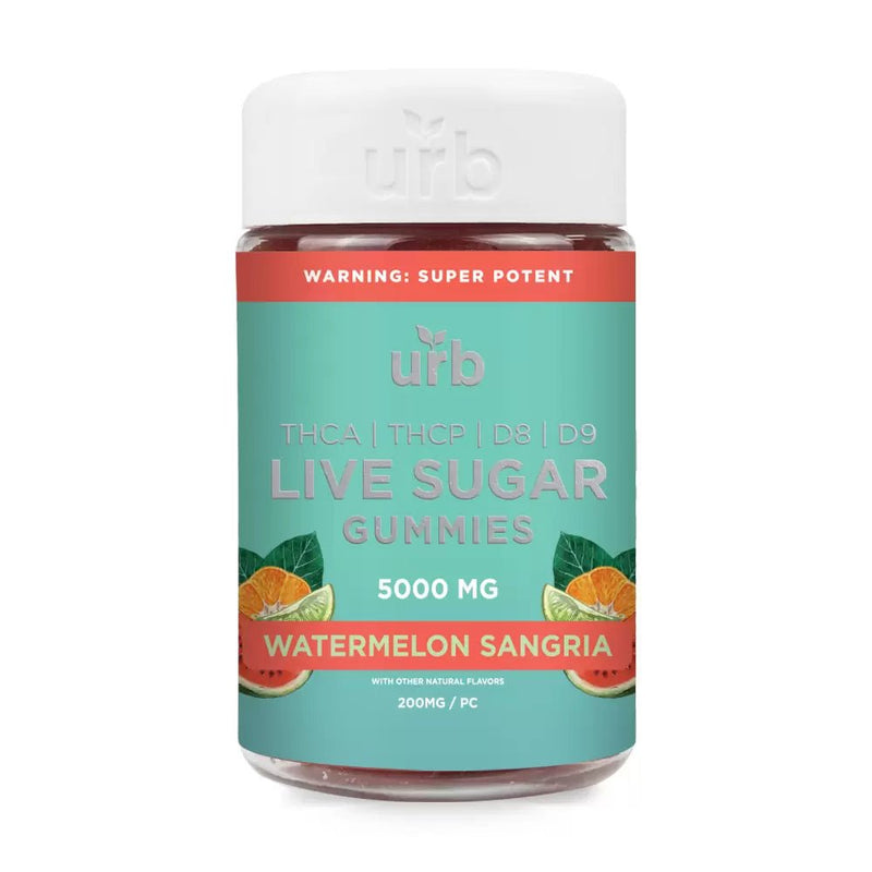 Urb Live Sugar Gummies 5000mg - Watermelon Sangria - Bandit Distribution