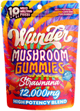 Wunder 12,000mg Ultra High Potency Entheogenic Nootropic Blend Mushroom Gummies - Strawnana