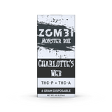 Zombi Monster Box - 6g Disposable - Thca + Thcp - Charlotte's Web - Bandit Distribution