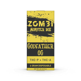 Zombi Monster Box - 6g Disposable - Thca + Thcp - Godfather OG - Bandit Distribution