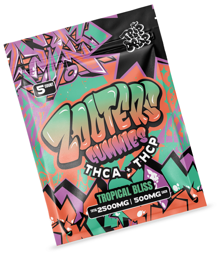 Zooters Gummies THCA+THCP 500mg - Tropical Bliss - Bandit Distribution