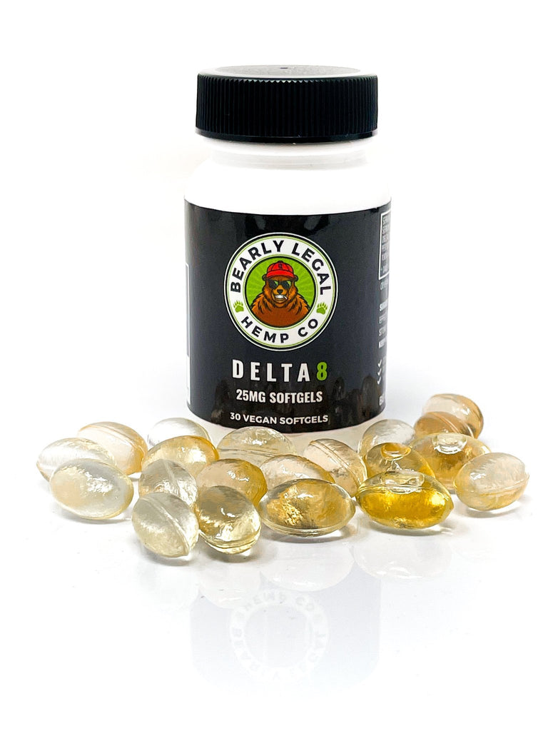Bearly Legal - Delta 8 Softgels (750mg) 30 Ct. Bottle