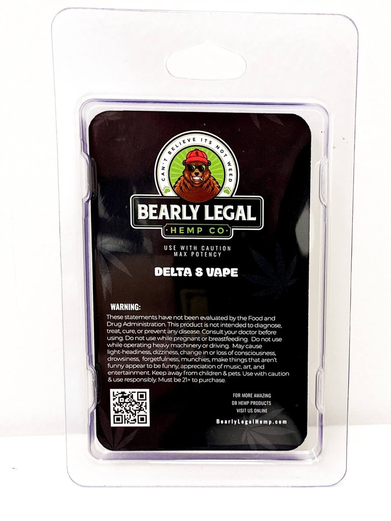 Bearly Legal Hemp - Delta-8 Ceramic Vape 1ml - Berry Gelato