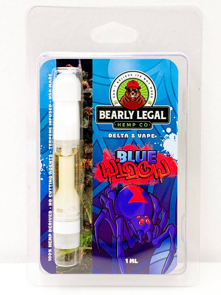 Bearly Legal Hemp - Delta-8 Ceramic Vape 1ml - Blue Widow