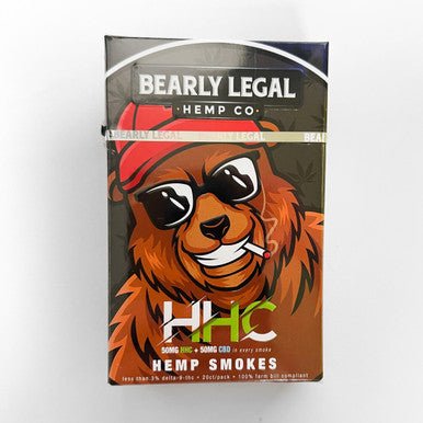 Bearly Legal HHC Infused Hemp Smokes - 1 Carton