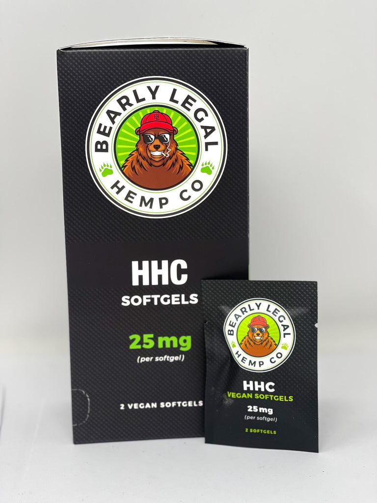 Bearly Legal - HHC Softgels Tower (30 packs of 2)
