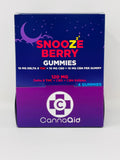 CannaAid Delta 9 + CBD + CBN Gummies - 30 Count POS Box - Snooze Berry