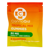 CannaAid Delta 9 + CBD Gummies - 30 Count POS Box - Tropical Mix