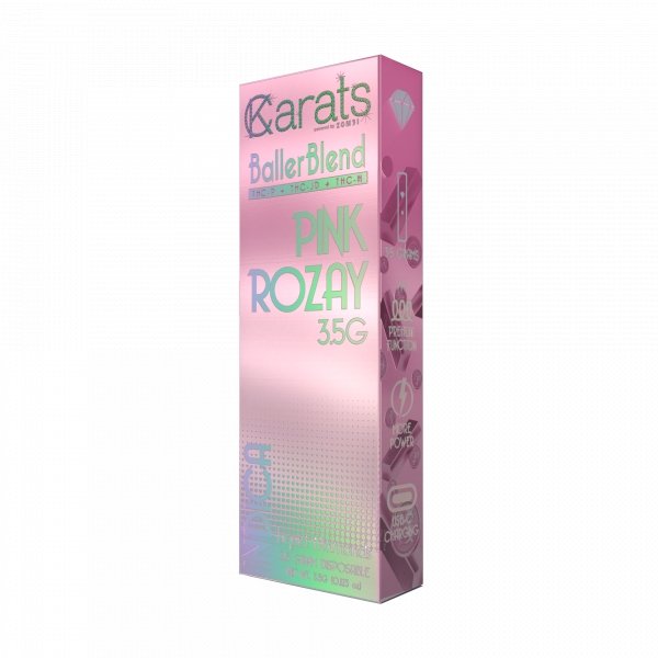 Carats Pink Rozay Diamonds Pre-Heat Disposables 3.5G