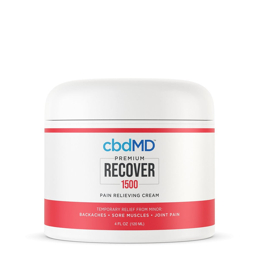 cbdMD Recover Topicals - Tubs 1500mg 4oz Tub
