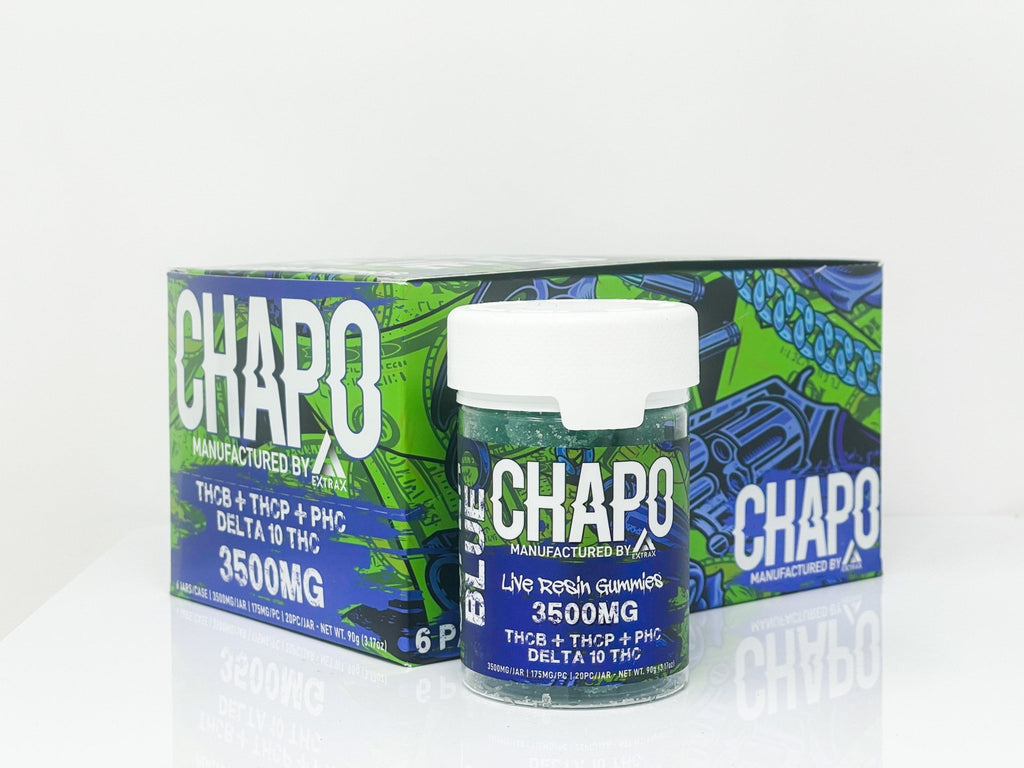 Chapo Extrax Live Resin 3500mg Gummies - Super Blue