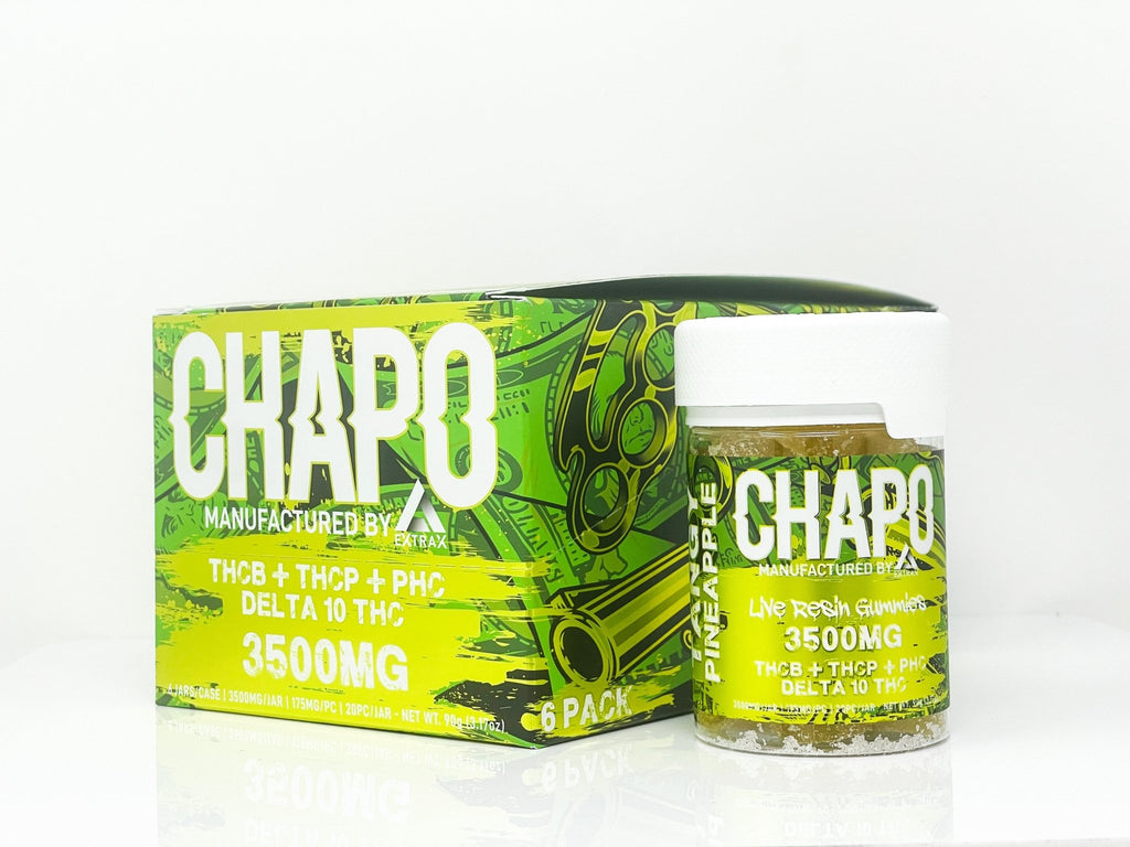 Chapo Extrax Live Resin 3500mg Gummies - Tangy Pineapple