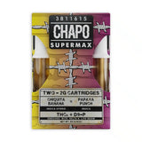 Chapo Extrax Supermax Duo Cartridges - Chiquita Banana + Papaya Punch - HempWholesaler.com