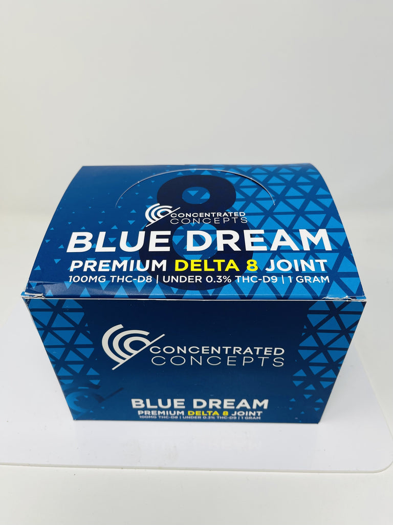 Concentrated Concepts Delta 8 THC Pre-Roll Display - Blue Dream