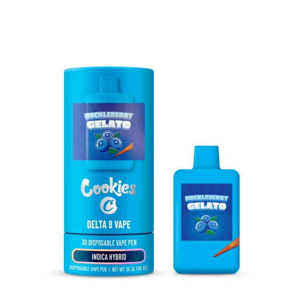 Cookies - Delta 8 Disposable Vape 3 Grams - Huckleberry Gelato - Bandit Distribution