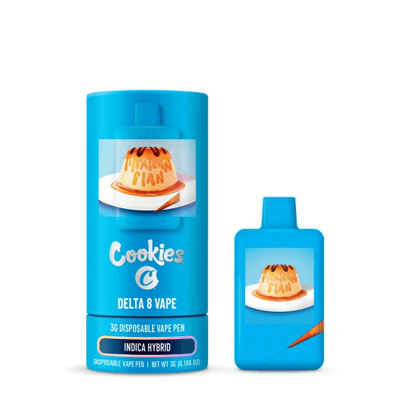 Cookies - Delta 8 Disposable Vape 3 Grams - Mexican Flan - Bandit Distribution