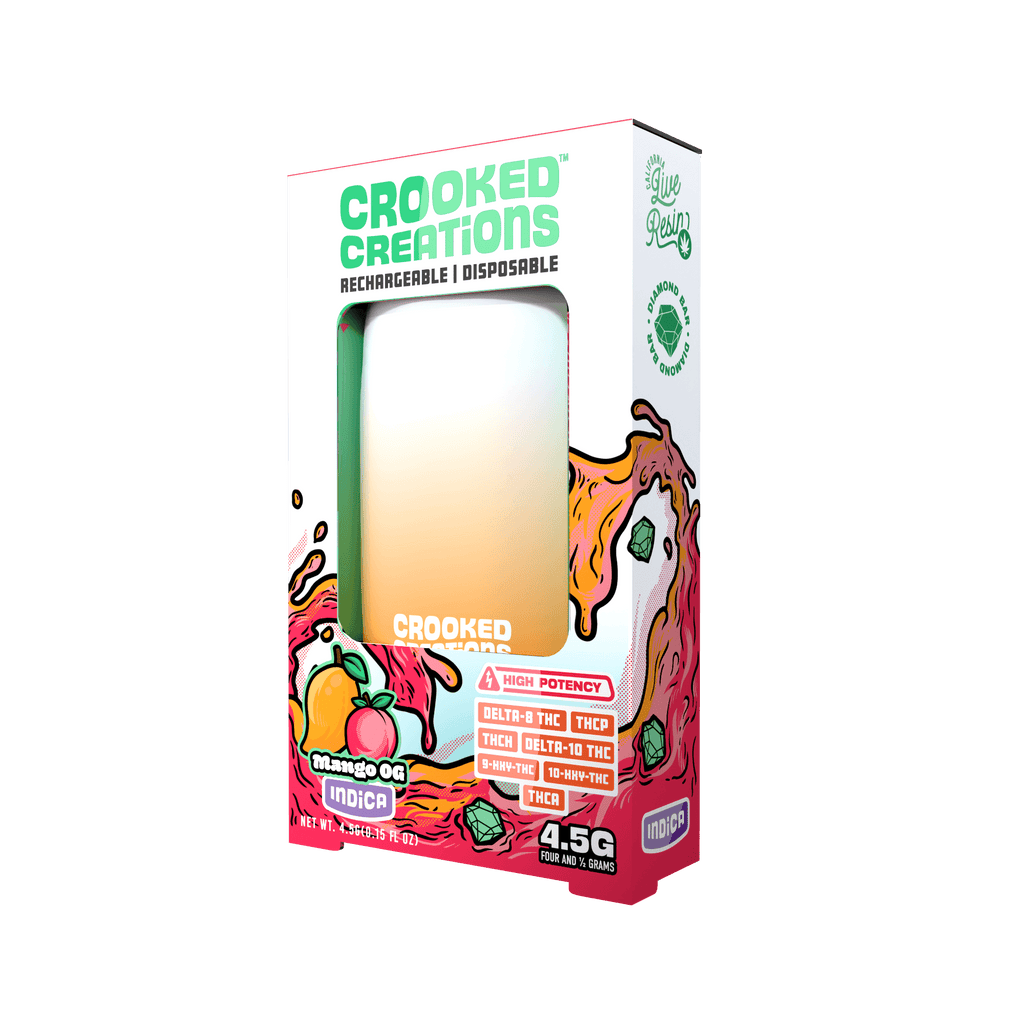 Crooked Creations 4.5g Live Diamond Bar - Mango OG - Bandit Distribution