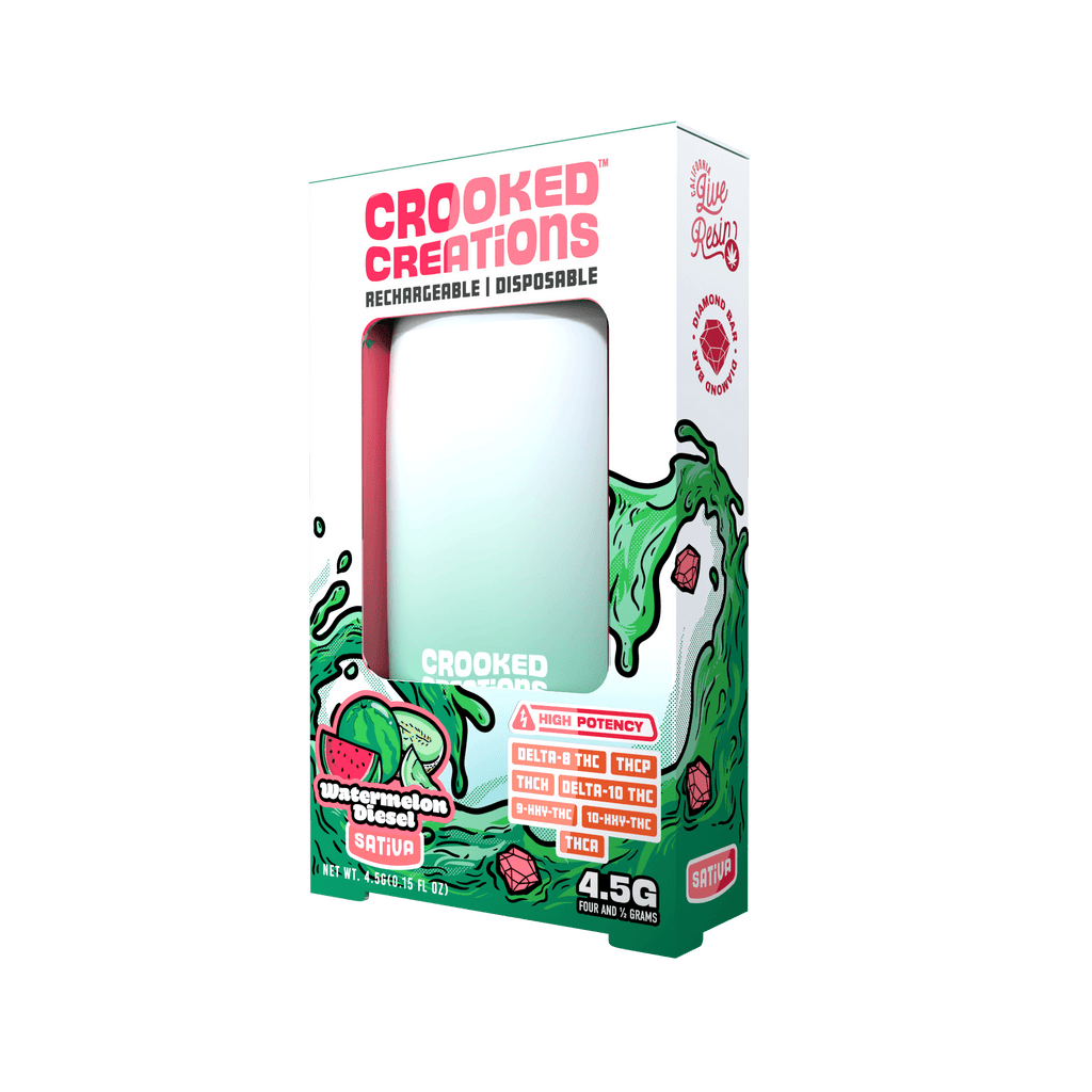 Crooked Creations 4.5g Live Diamond Bar - Watermelon Diesel - Bandit Distribution