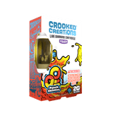 Crooked Creations Live Diamond Cartridges 2g - Peach Rainbow Candy - Bandit Distribution
