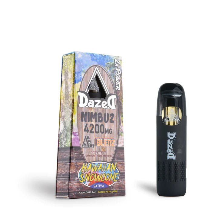 Dazed8 - Nimbuz Blenz Live Resin Disposable (4.2 Grams) - Hawaiian Snowcone - Bandit Distribution