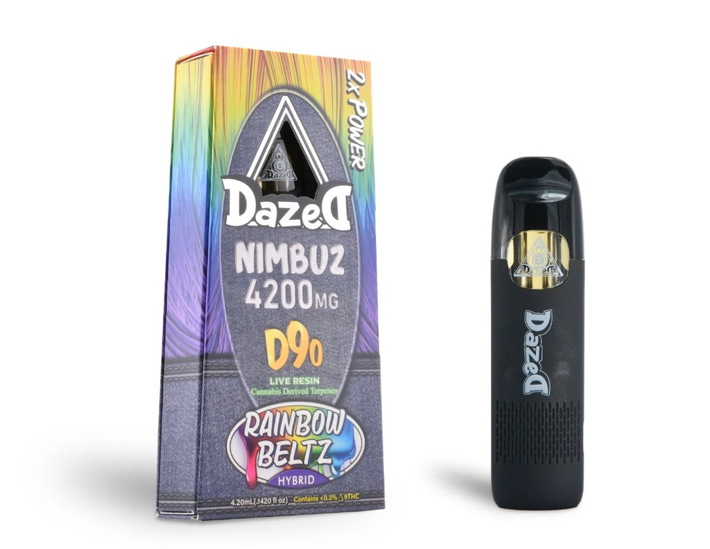 Dazed8 - Nimbuz D9O Disposable (4.2 Grams) - Rainbow Beltz - Bandit Distribution