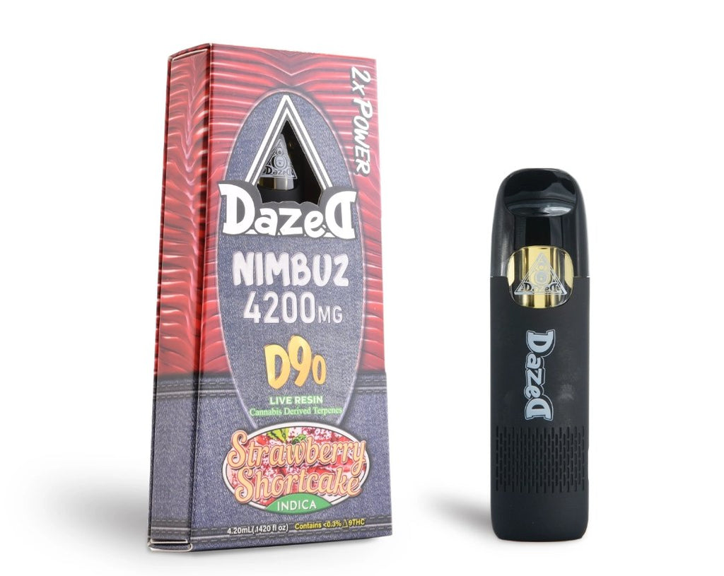 Dazed8 - Nimbuz D9O Disposable (4.2 Grams) - Strawberry Shortcake - Bandit Distribution