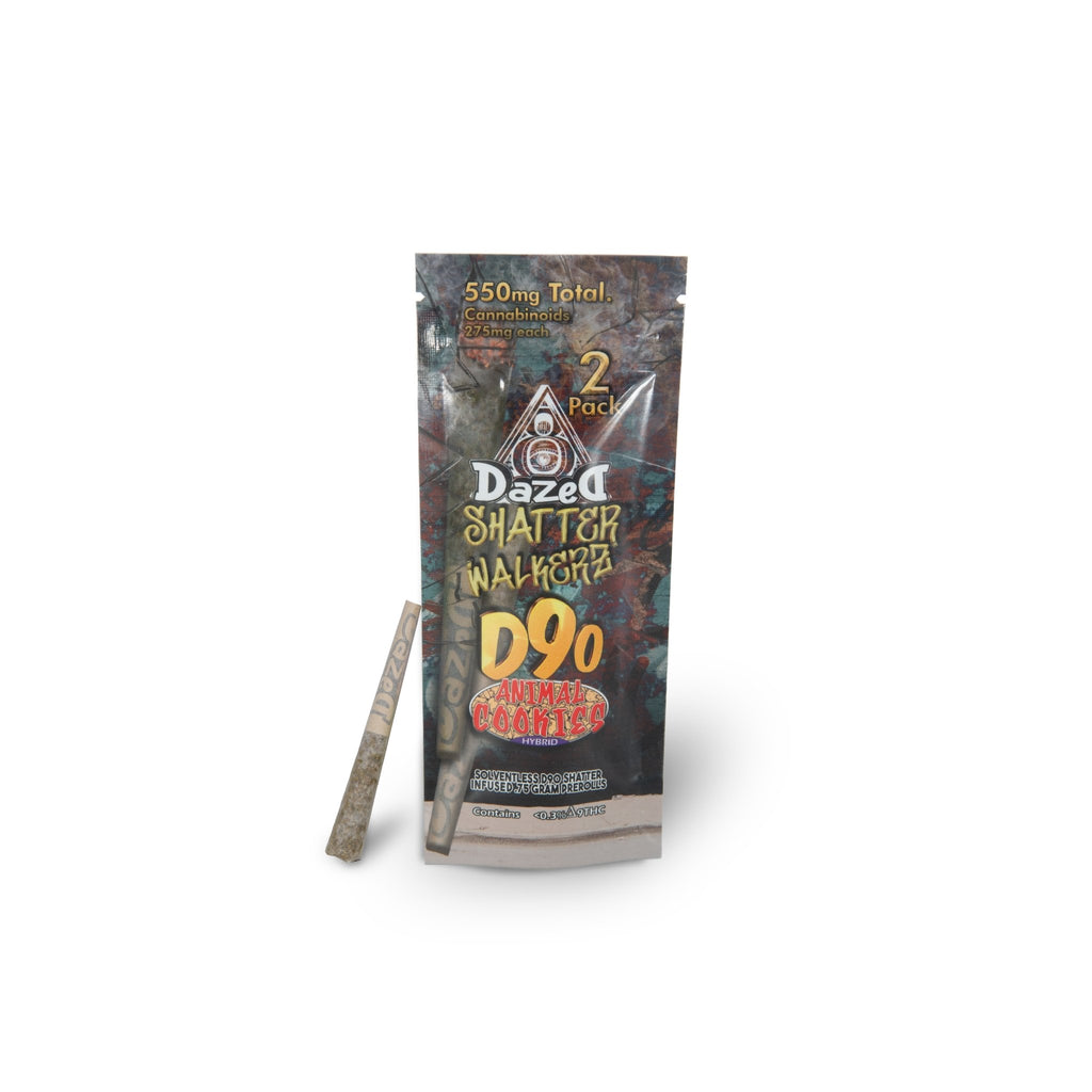 Dazed8 ShatterWalkerz 2pk Pre Rolls - .75g Each – Bandit Distribution