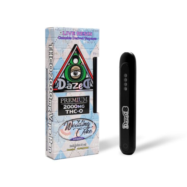 DazeD8 Titanz Live Resin THCO Disposables - Wedding Cake