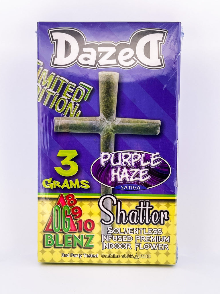 DazedA Purple Haze OG Blenz Cross Joint - 3g - Bandit Distribution