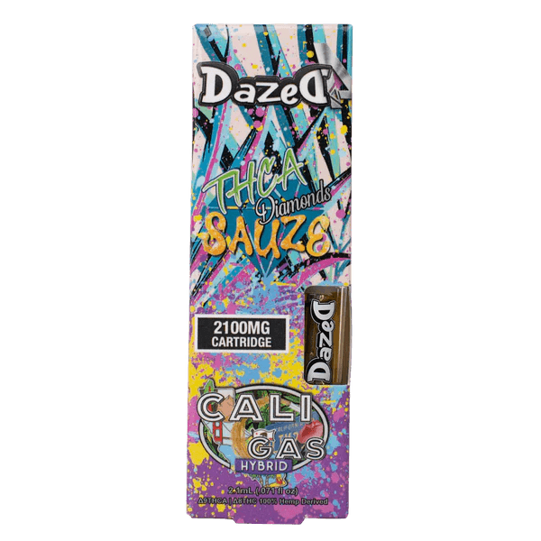 DazedA THCA Diamond Sauze Carts 2g - Cali Gas - Bandit Distribution