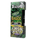 DazedA THCA Diamond Sauze Disposables - Alien Mintz 2g - Bandit Distribution