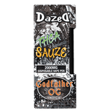 DazedA THCA Diamond Sauze Disposables - Godfather OG 2g - Bandit Distribution