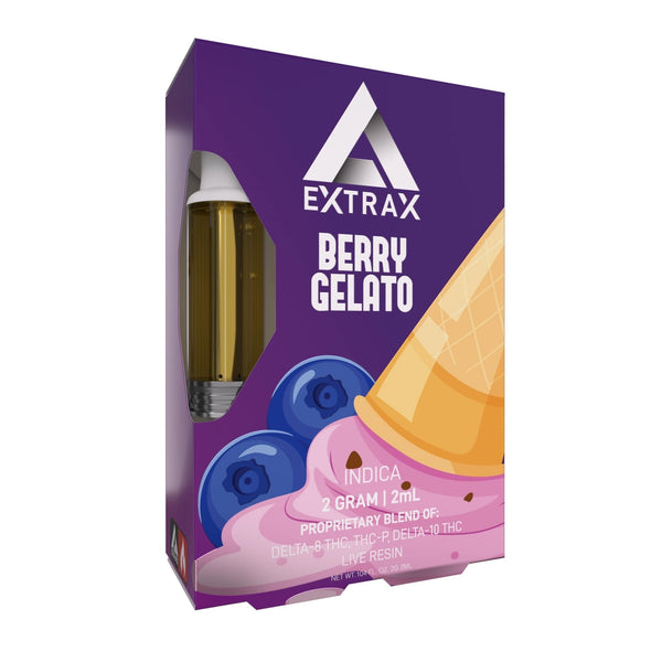 Delta Extrax - 2g Blends w/ Live Resin Cartridges - Berry Gelato (D8/D ...