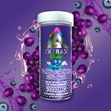 Delta Extrax Adios Blend Gummies 7000mg - Purple Berry Splash (Hybrid)