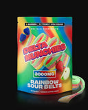 Delta Munchies - 3000mg Delta 8 Sour Belts - Bandit Distribution