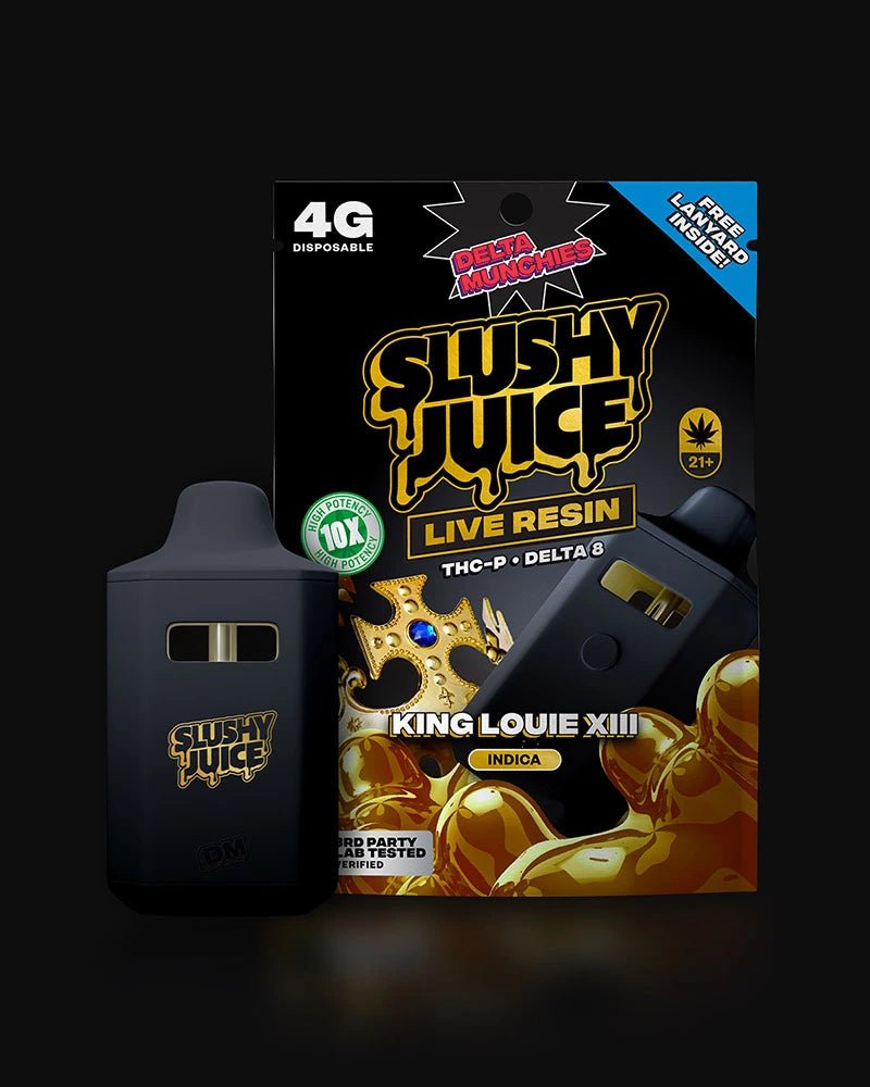 Delta Munchies Slushy Juice 4G THC-P Vape - King Louie XIII - HempWholesaler.com
