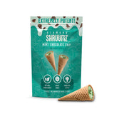 Diamond Shruumz Infused Cones - Mint Chocolate Chip- 2pc