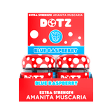 Dotz Extra Strength Amanita Gummies - 10ct - Blue Raspberry - Mushroom edibles