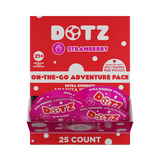 Dotz On The Go Mushroom Gummies - 25ct Display Pack - Strawberry - HempWholesaler.com