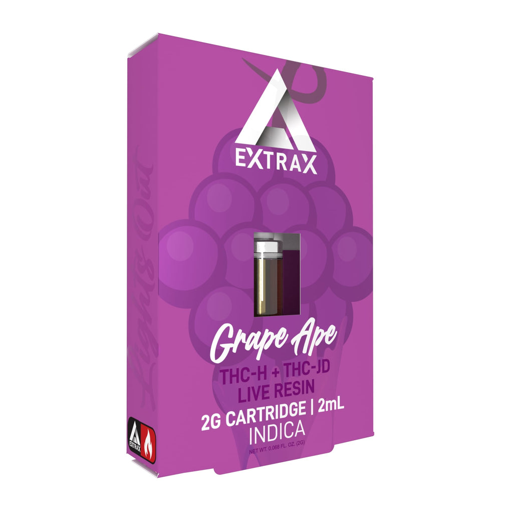 Extrax - Lights Out 2g Carts - Blends w/ Live Resin - Grape Ape
