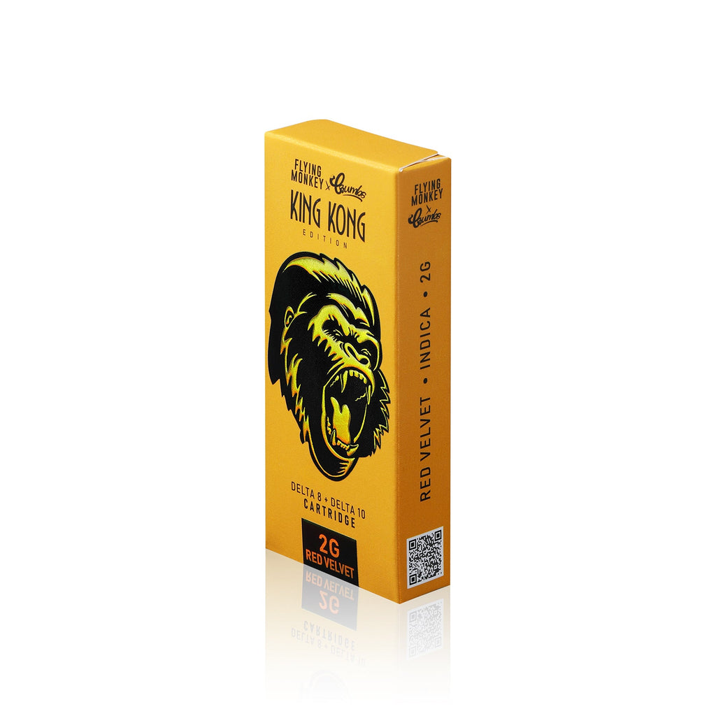 Flying Monkey King Kong Blend 2g Cartridges (D8 + D10) Red Velvet