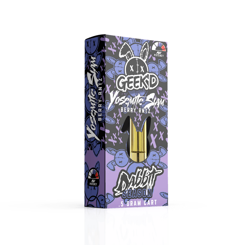 Geek'd Dabbit THCa + 20x THCp 0.5g Carts - Yosemite Slam Berry Runtz - HempWholesaler.com