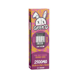 Geek'D Extracts - D8 + PHC + THCJD Live Resin 2.5 Gram Disposable - Pink Runtz & Orange Soda - Bandit Distribution