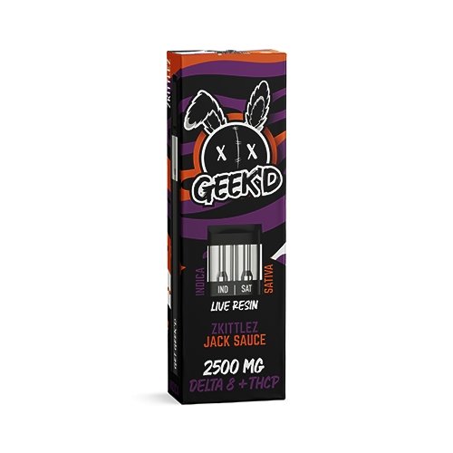 Geek'd Disposable Vape Review Geek'D Extracts - D8 + THCP Live Resin 2.5  Gram Disposable