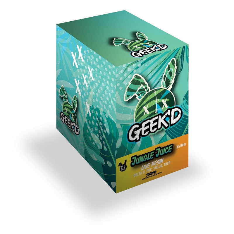 Geek'd Live Resin 2.5g Disposable (D8/PHC/THCJD/THCP) - Jungle Juice