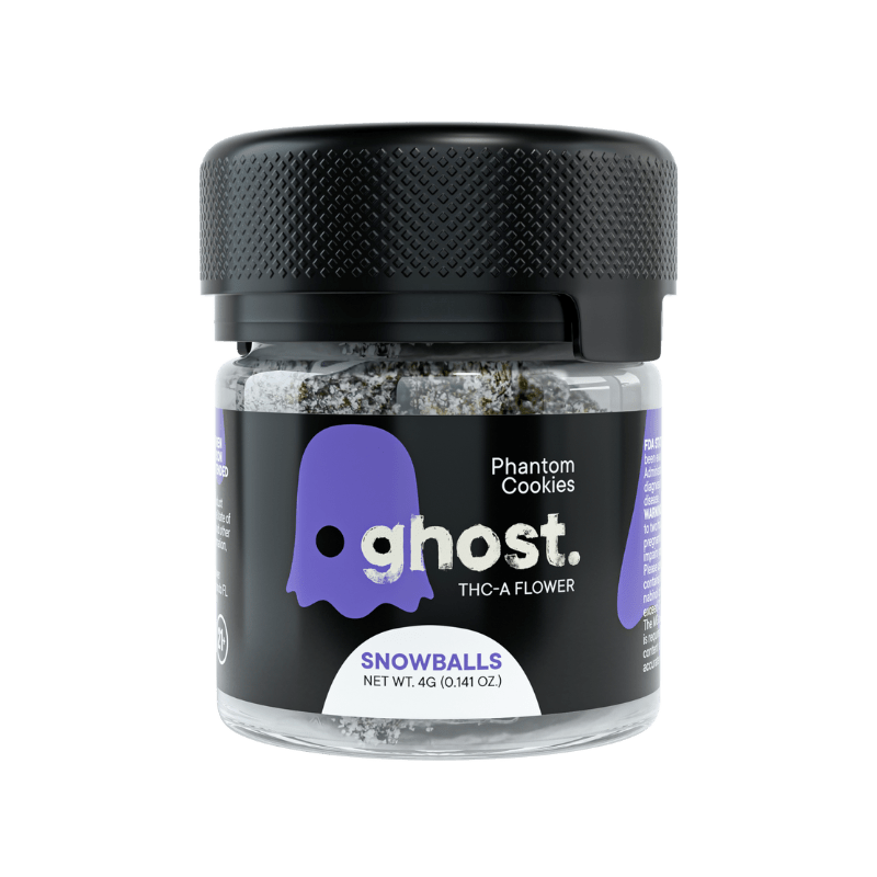 Ghost Thca Snowballs Flower 4g - Phantom Cookies - HempWholesaler.com