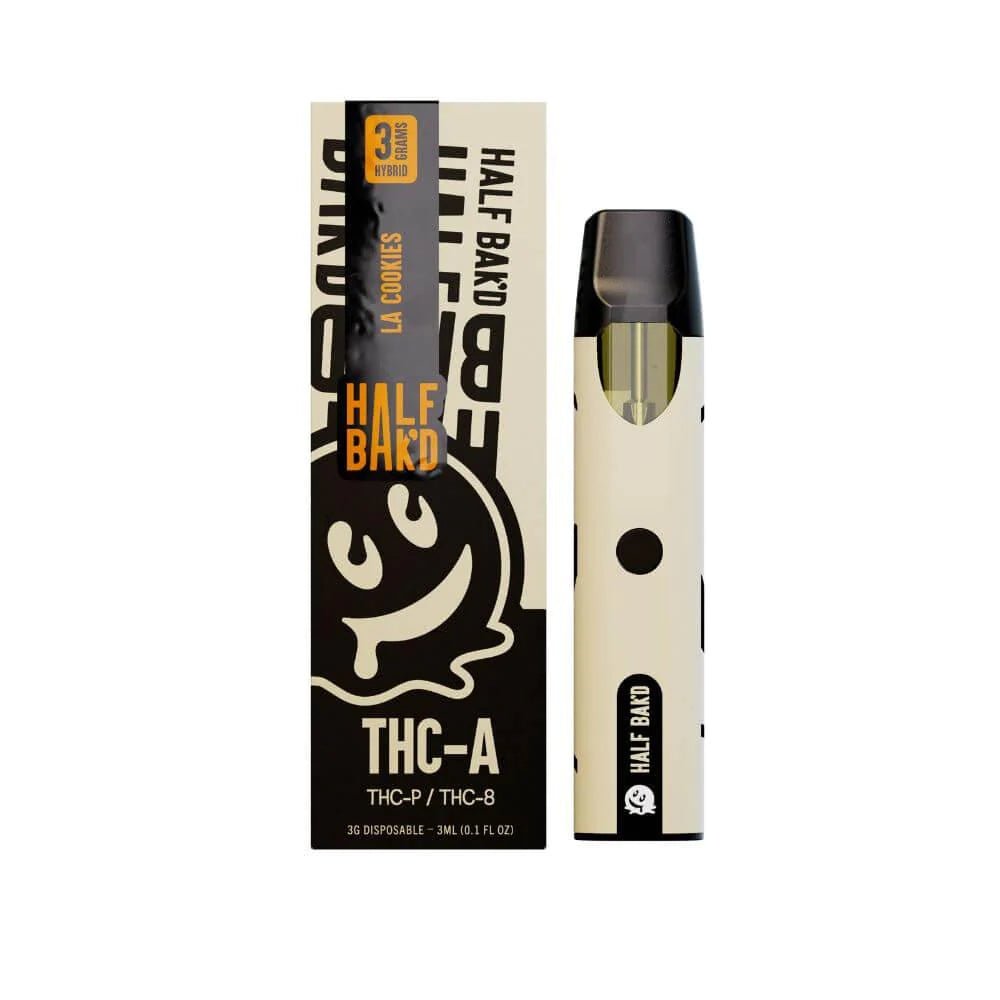 3g disposable thc vape Half Bak'd - 3G THC-A Disposable
