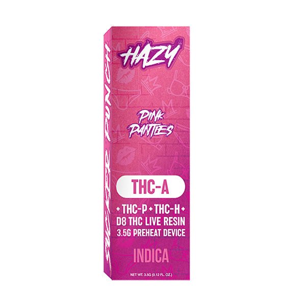 Hazy Extrax Sucker Punch 3.5g Thca Blend Disposables - Pink Panties - HempWholesaler.com
