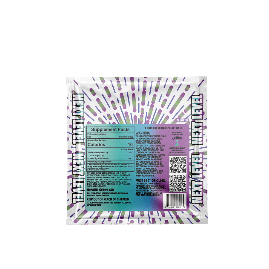 Hixotic Magic Mushies Gummies 2ct (20 Pack Display) - Strawberry Lemonade - HempWholesaler.com